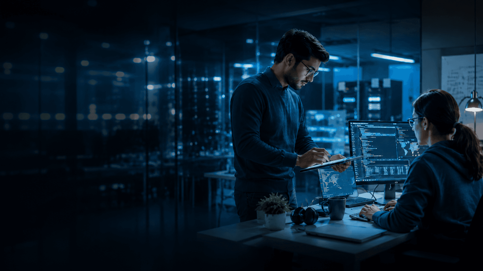 Digital services background